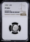 1957 10C Silver Proof Roosevelt Dime NGC PR 68 Star