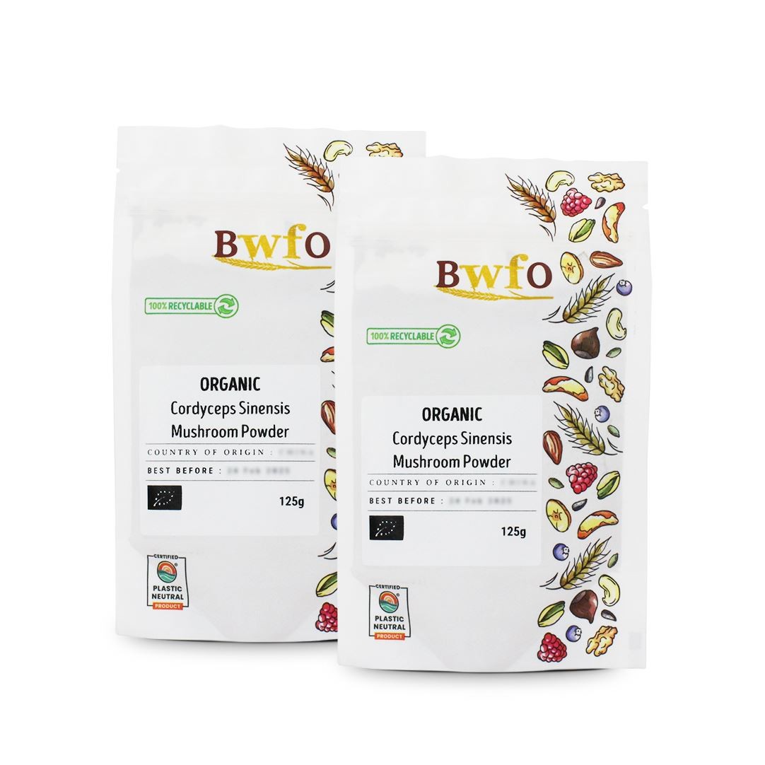 Organic Cordyceps Sinensis Mushroom Powder 250g | BWFO | Free UK Mainland P&P