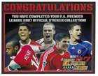 Merlin Premier League 2007 COMPLETION Football Sticker (Cristiano Ronaldo)