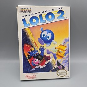 Adventures of Lolo 2 (Nintendo Entertainment System NES) Complete W/ Manual CIB 