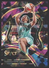 2024 Panini Select WNBA #230 Teresa Edwards Prizms Purple Ice #/149 SN