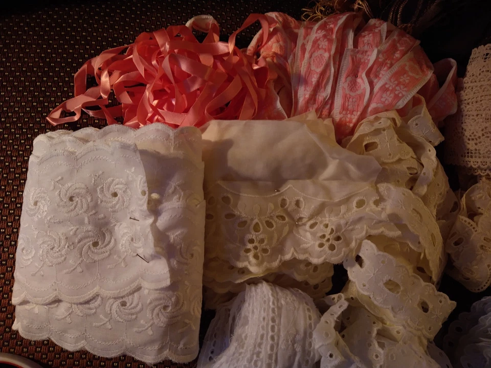 美丽复古 Guipure 蕾丝法国风格 10 张,共见照片套装 — 第 2/3 张图片