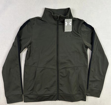 NEW Under Armour Jacket Boys Full Zip Athletic Track Loose Fit 1362467 MEDIUM