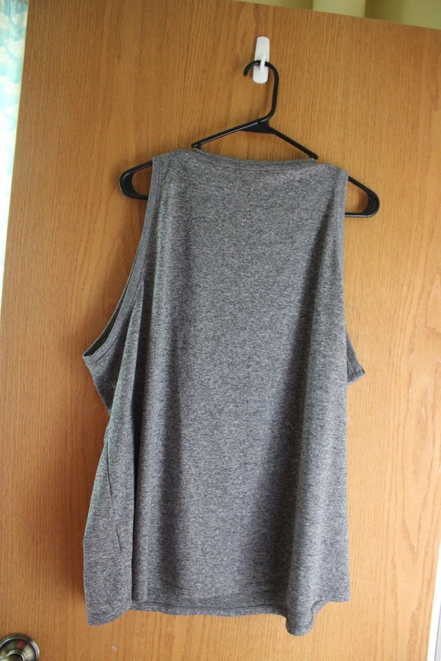 Camiseta sin mangas NIKE Dry Fit para mujer, gris, talla XXL Foto 2 de 4