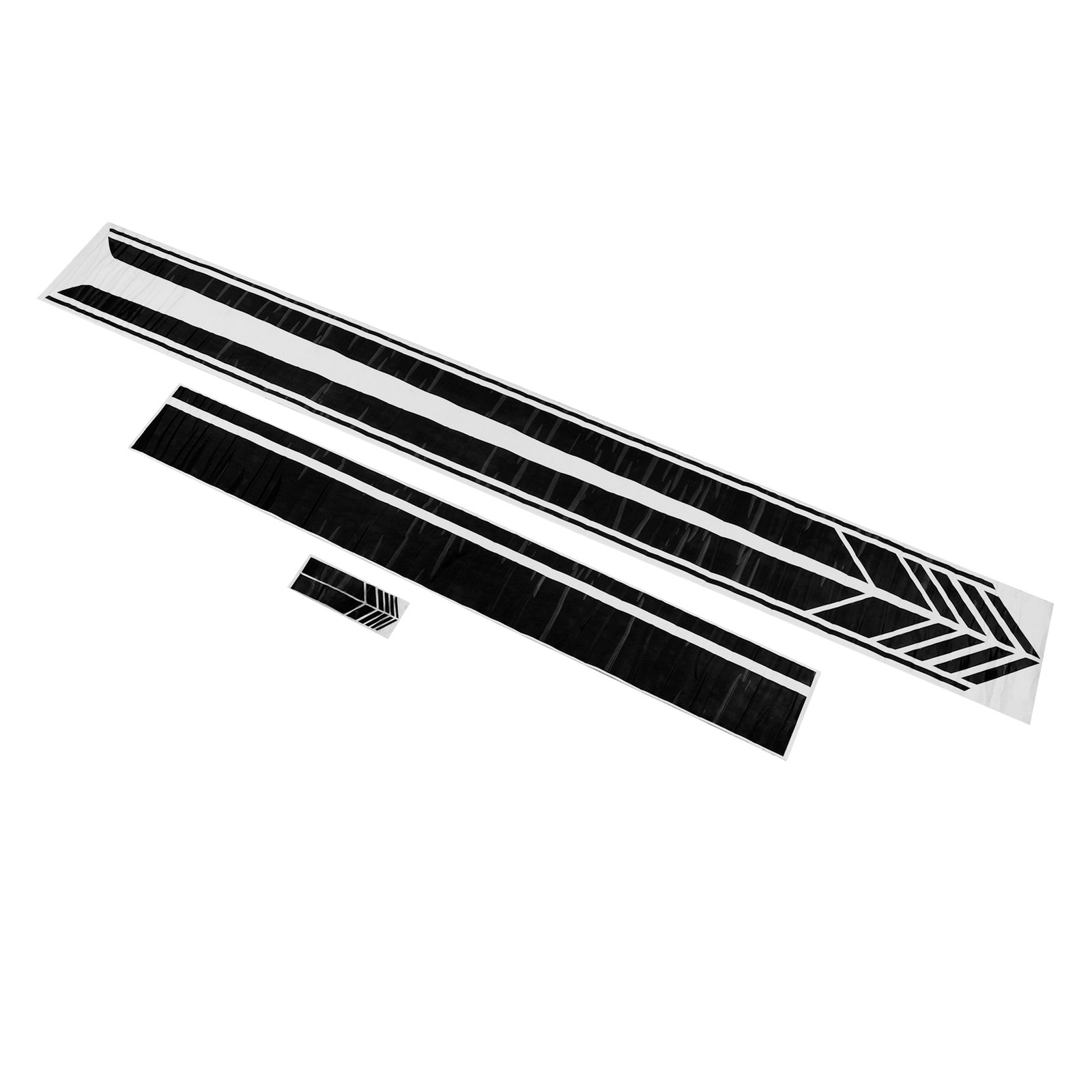°Car Hood Sticker Waterproof Universal Door Side Skirt Racing Stripe Stickers.