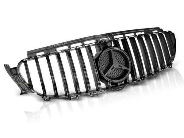 Frontgrill Mercedes E-Klasse W213 16-18 GTR Look Schwarz-image