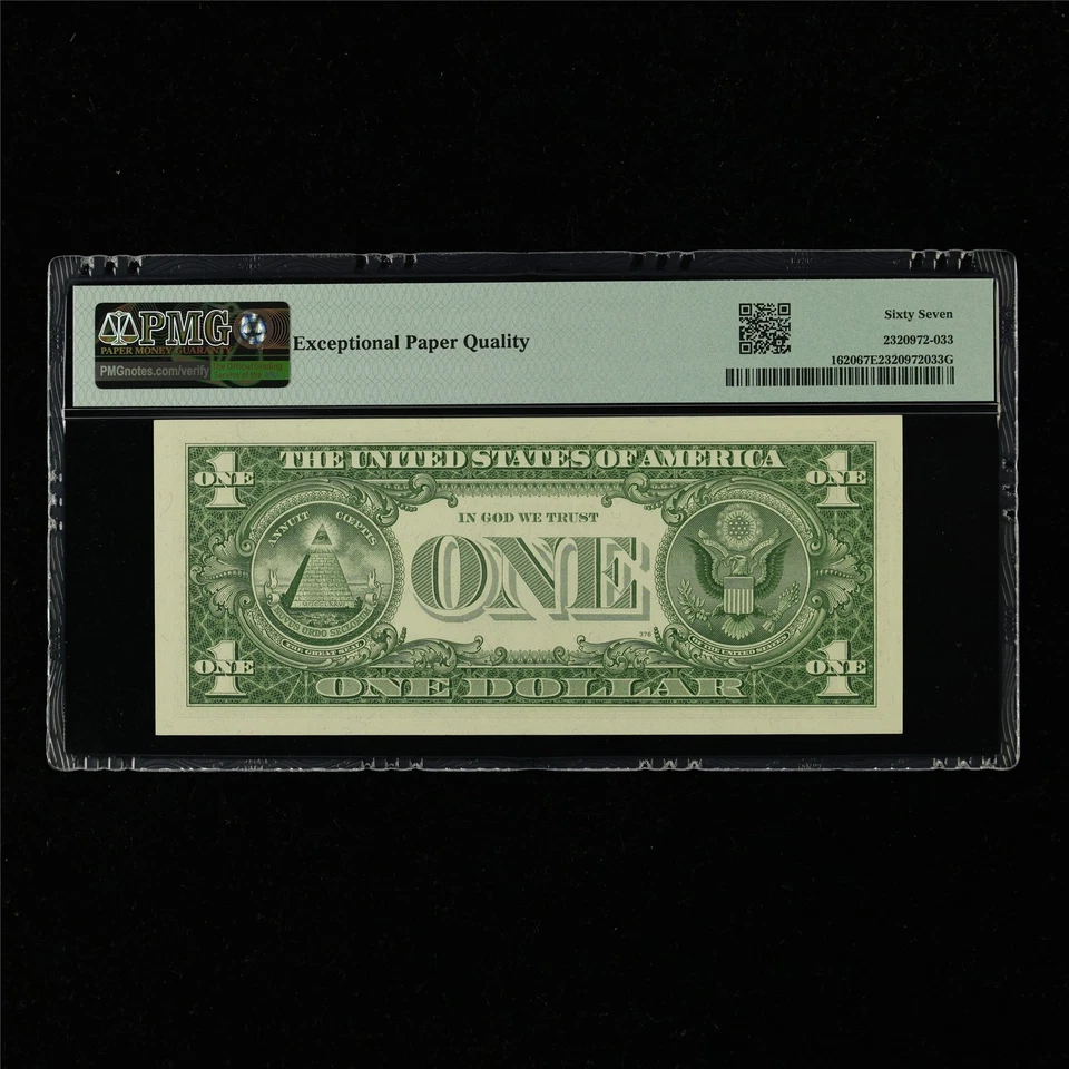 1957A Silver Certificate 1 Dollar Fr#1620 PMG 67 EPQ Superb Gem UNC - Image 2 of 4