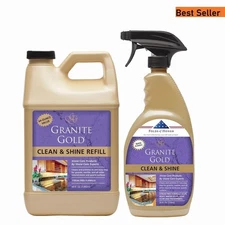 Granite Gold Clean Shine 88 Fl Oz Cleaner and Polish for Natural Stone