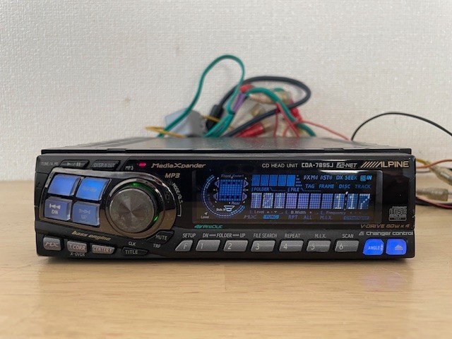 ALPINE CDA-7895J 1DIN Car Audio CD Player AUX MP3 Operation