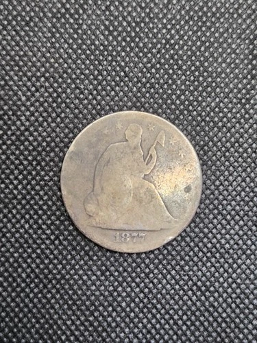1877 Seated Liberty Half Dollar AG