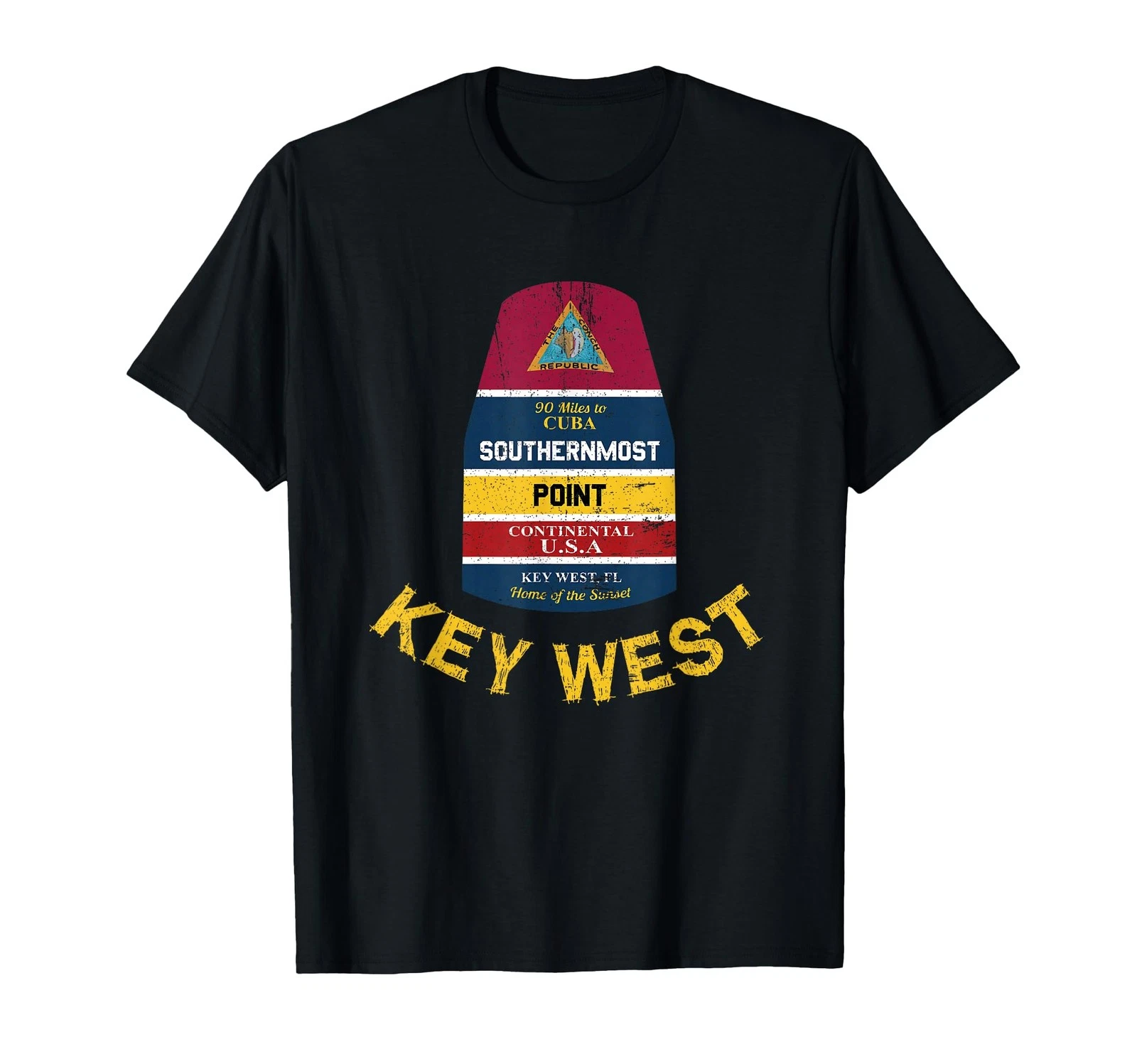 Southernmost Point - Key West Florida Keys Souvenir T Shirt T-Shirt