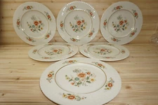 Lenox Temple Blossom (6) Dinner Plates, 10 7/8"