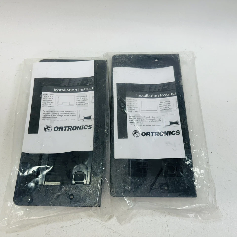 2 Pack - Legrand Ortronics BCGFM3X9 | Air Guard Brush Cable Grommet, ABS Polycar - Image 2 of 3