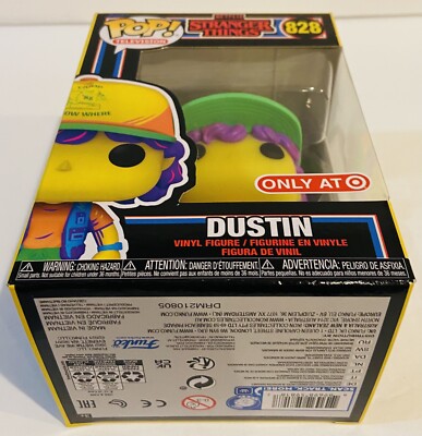 FUNKO POP STRANGER THINGS 828 BLACK LIGHT DUSTIN | eBay