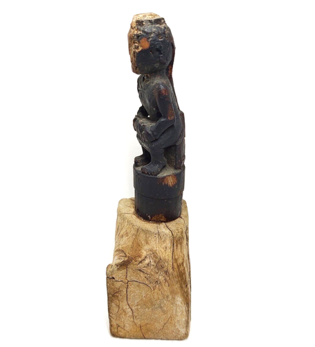 Borneo Ngaju Hampatong Dayak Ancestral Figure Antique Tribal Sculpture Fine Art - Picture 7 of 10