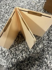 Carpetas de archivos de pestañas finales de prensa de artes médicas, 4 cierres, tamaño carta, 25/caja