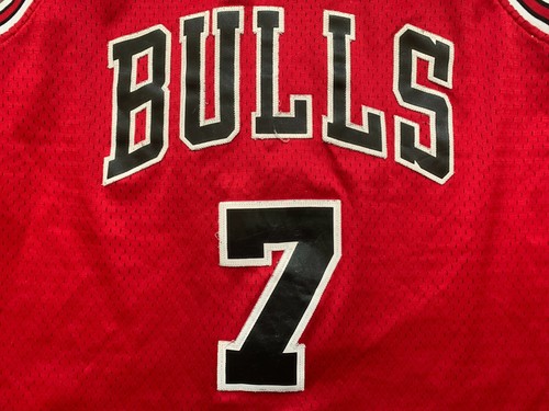 Ben Gordon Men's Medium M adidas Swingman Chicago Bulls NBA Jersey Red - Picture 3 of 8