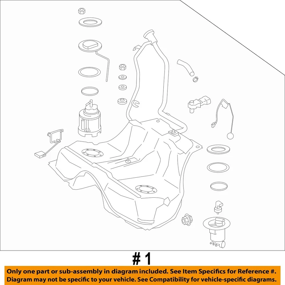 Used Fuel Tank fits: 2009 Mercedes-benz Mercedes s-class 221 Type S450 Grade A Foto 4 de 4