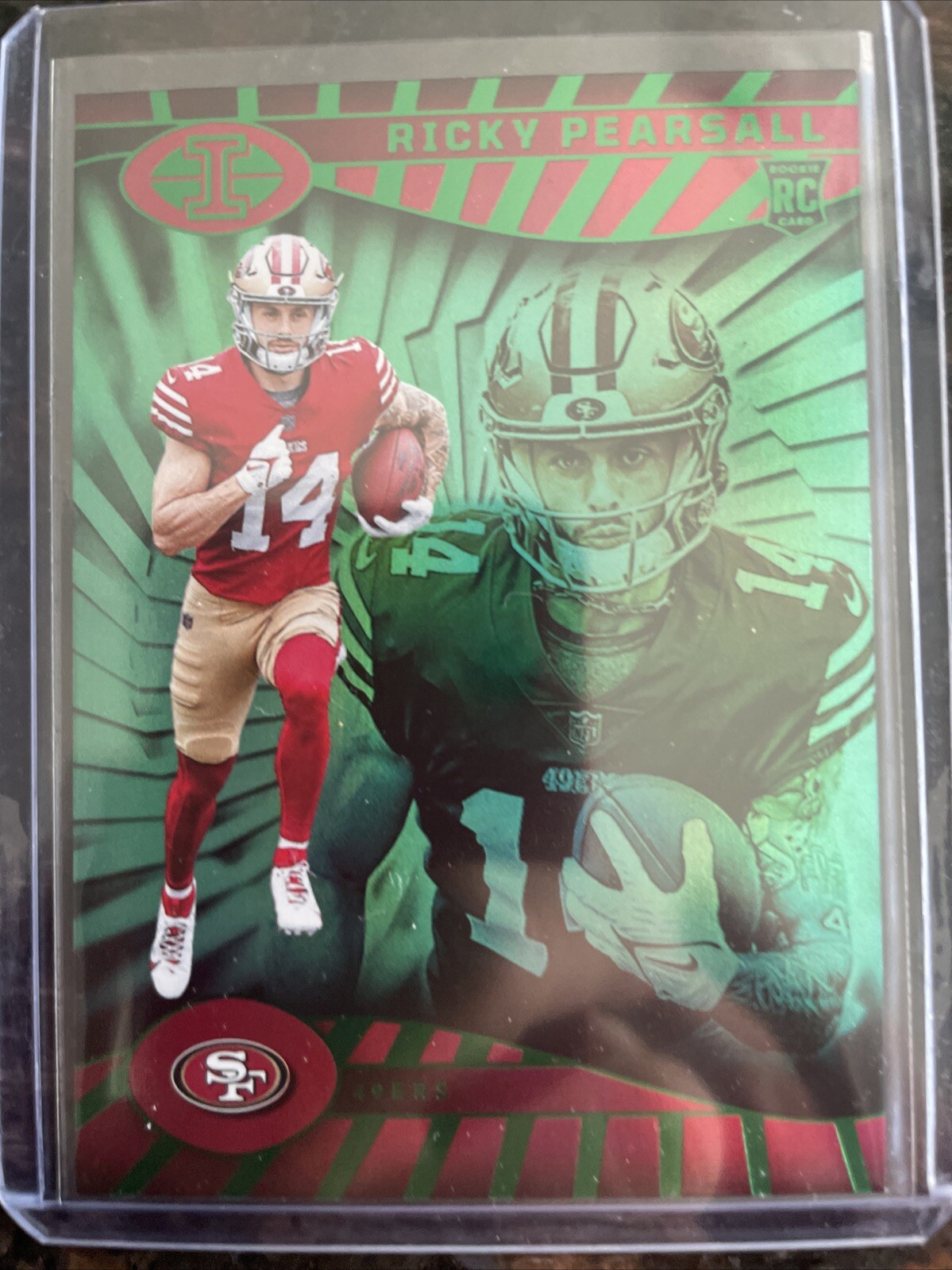 2024 Panini Illusions - Ricky Pearsall #78 Trophy Collection Emerald (RC)