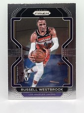 Russell Westbrook 2021-22 Prizm Mindset Insert Card No. 2 Los Angeles Lakers