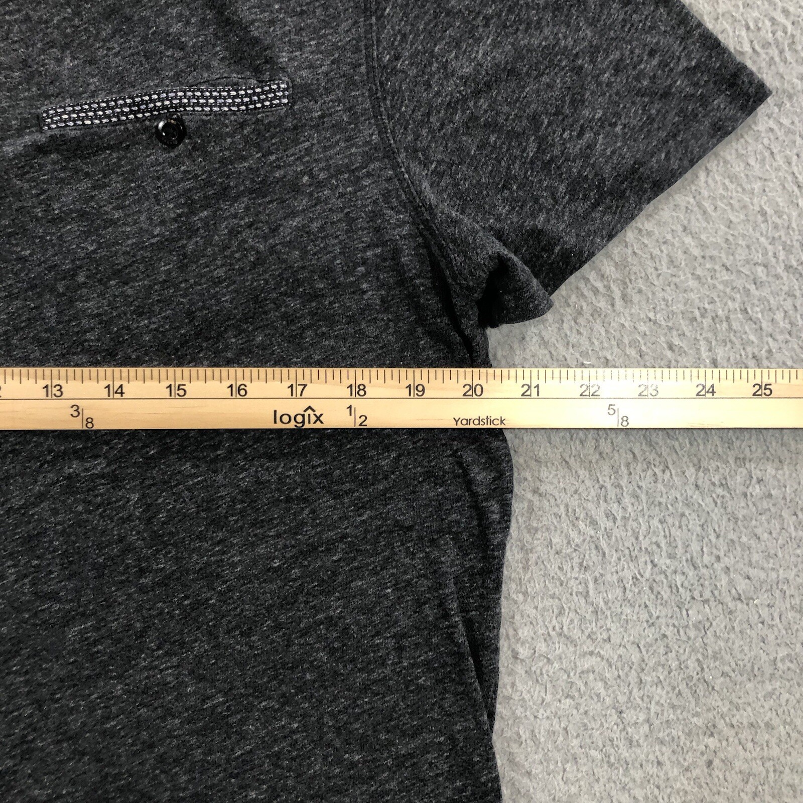 hugo boss polo Shirt Men’s XL Charcoal Gray Golf Casual thumbnail 3