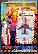2021-22 Bam Adebayo Panini NBA Hoops WINTER HOLO Frequent Flyers #4 Miami Heat