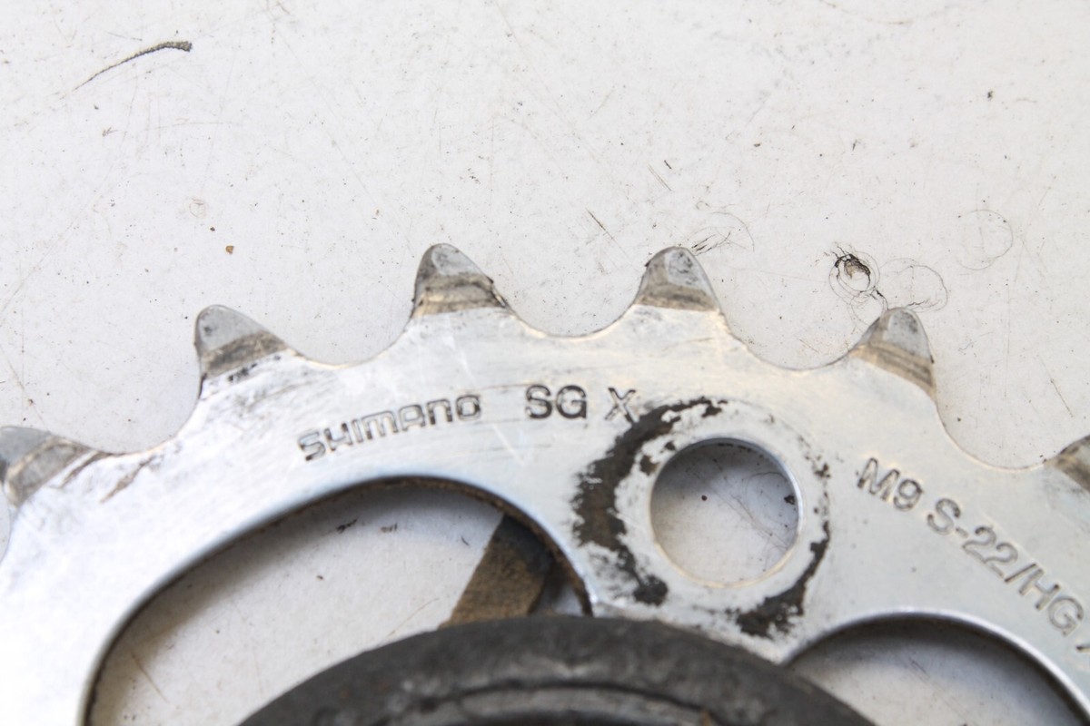Shimano SGX Chainring 22 Tooth M9 S-22 HG X-22 22t Steel Shimano SGX Chainring 22 Tooth M9 S-22 HG X-22 22t Steel