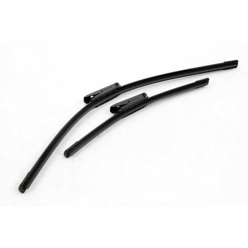 Balais essuie-glace plats auto 650mm et 400mm pour pare-brise avant