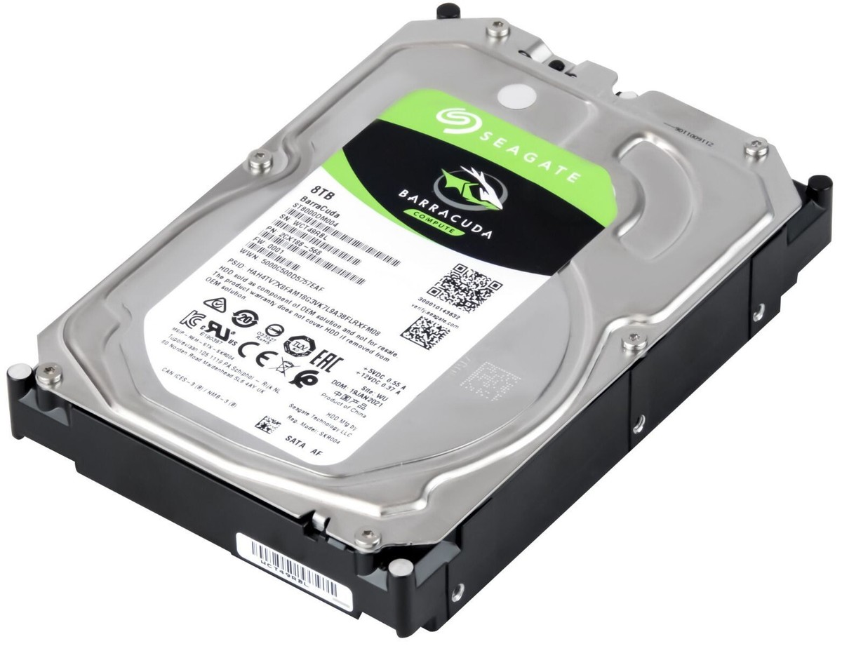 Seagate 8tb Hard Drive Seagate 8 TB BarraCuda Pro 3.5 Inch