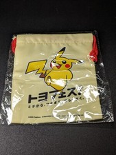 Pikachu Mini Drawstring Pouch Bag Toyofest Nintendo Bandai Pokemon New