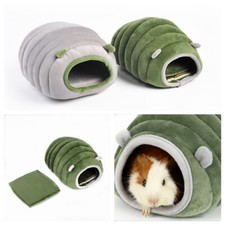 Soft Warm Puppy Pet Hamster Nest Bed Cozy Cave House Sleeping Bag Mat Pad