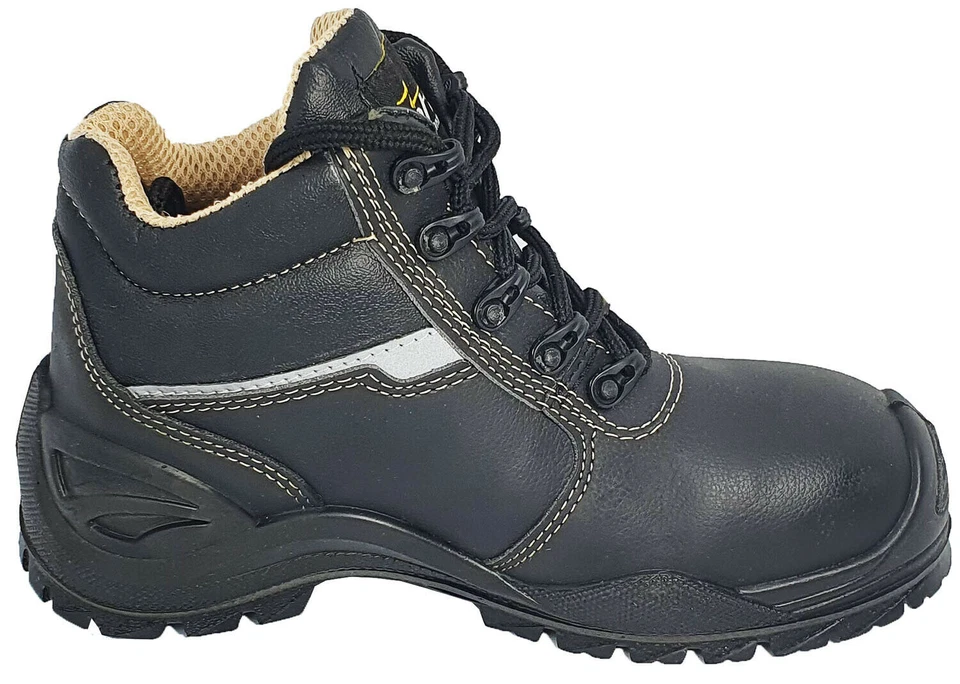 scarpe antinfortunistica Leohill Scarpa da lavoro Donna alta in pelle S3 35 37 - Immagine 2 di 3