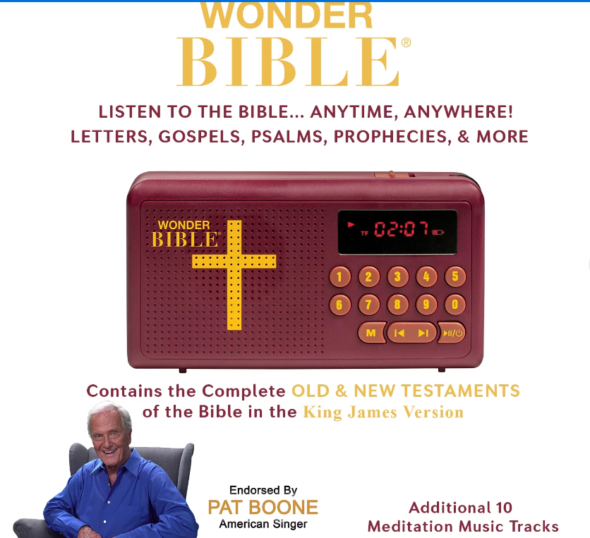 New In Box WONDER BIBLE Talking Electronic KING JAMES Version (KJV