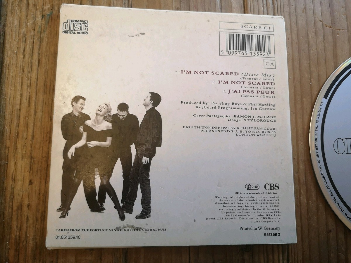 Patsy Kensit Eighth Wonder - I'm Not Scared CD Single 1988