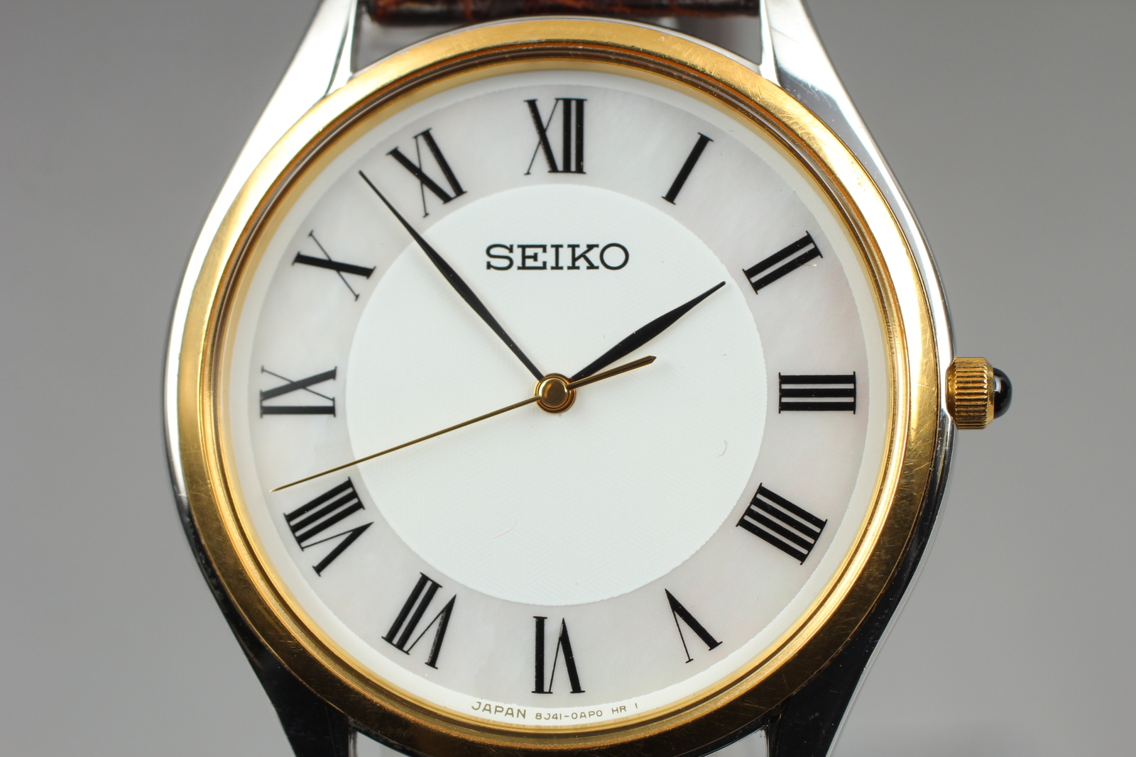 [N MINT] SEIKO DOLCE SACM152 8J410AJ0 White Dial Quartz Mens Watch
