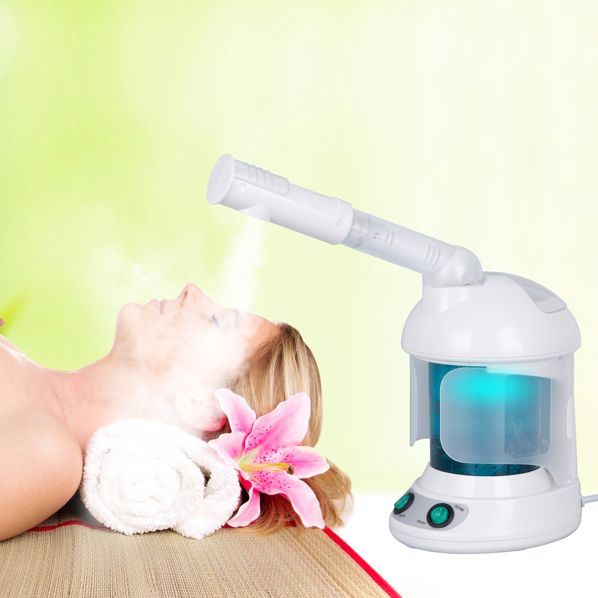 まる　micoLA FACE STEAMER Amazon.com: Mini Facial Steamer for Salon and Spa - Desk