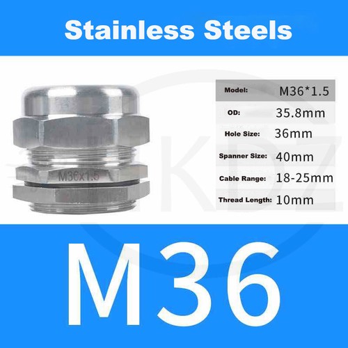 Kabelverschraubung PG7-PG63 Metrisch Metal Verschraubung M10-M100 Edelstahl IP68 - Bild 77 von 118