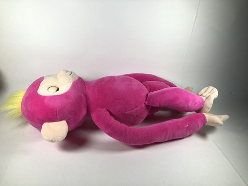 Fingerlings Plush Pink Monkey WowWee Group 2018 Stuffed Animal 17” Works - Picture 4 of 13
