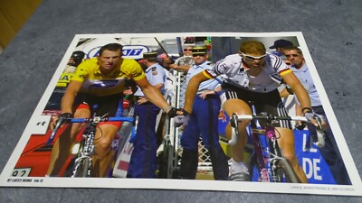 CYCLING PHOTOGRAPH CYCLIST ARMSTRONG ULLRICH THE LATEST NEWS TOUR FRANCE