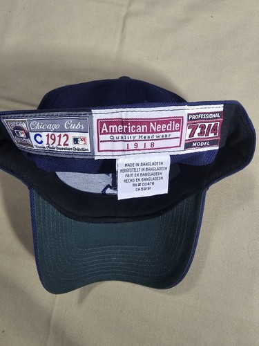 American Needle Chicago Cubs Cooperstown Collection Blue Fitted Cap - Picture 4 of 8