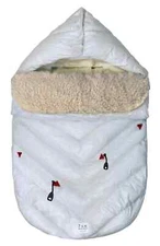 7 A.M. Enfant Polar Igloo Water Resistant Stroller/Car Seat Bunting, Size 0-12M