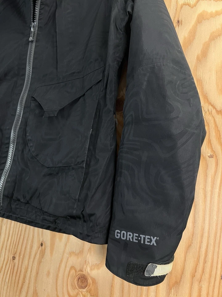 Burton AK 2L Rotor Insulated GORETEX Jacket M Snowboard Ski Snow Black Swirl - Image 3 of 4