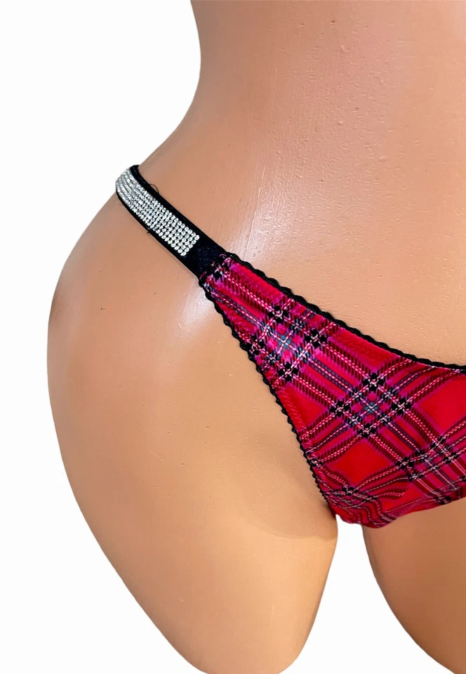 Victoria’s Secret Braguita Brasileña Muy Sexy A Cuadros Talla XLarge Foto 3 de 4