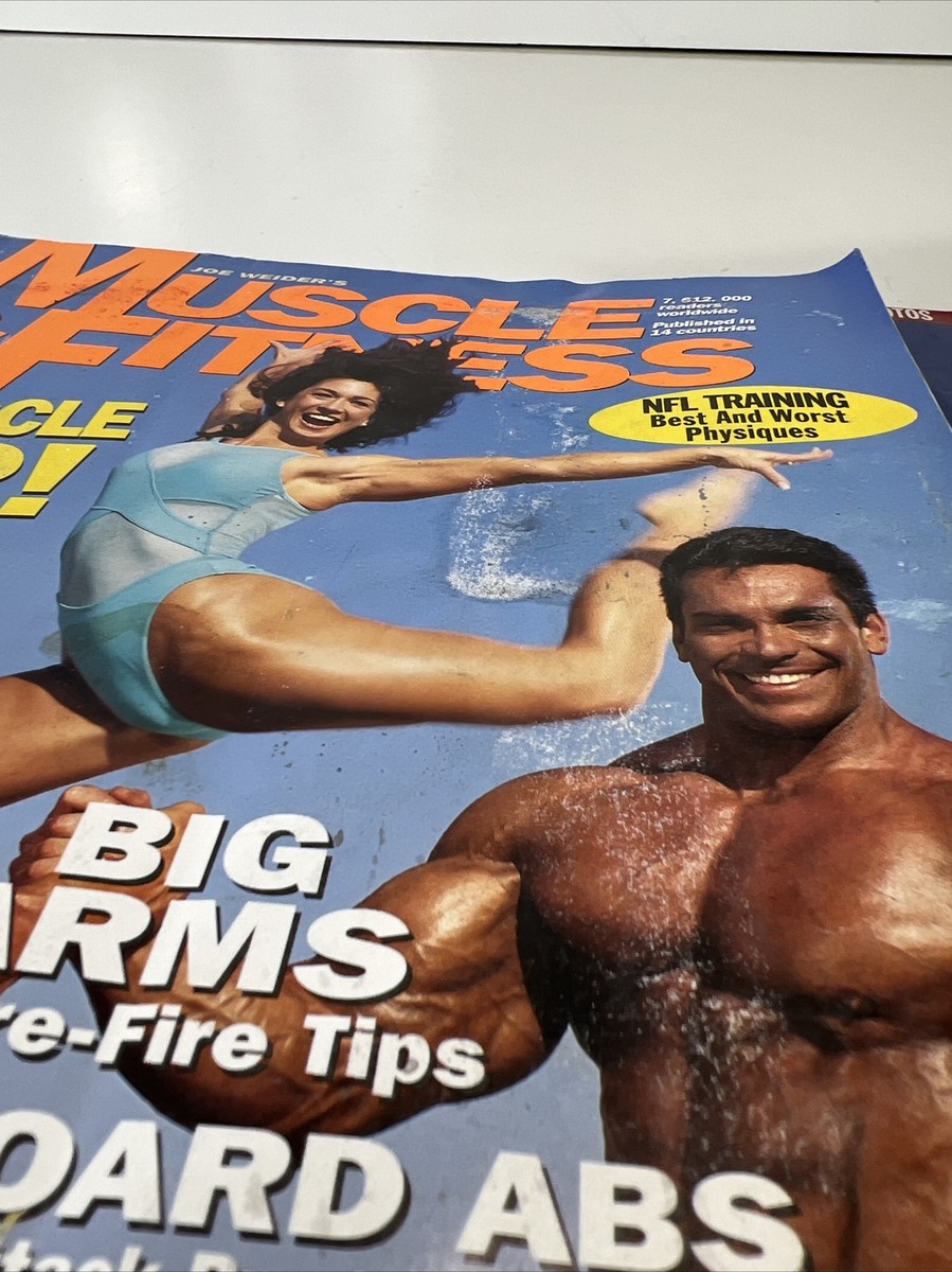 送料無料  ＭＵＳＣＬＥ&ＦＩＴＮＥＳＳ  1995年2月号 Vintage 1995 Muscle & Fitness Magazine Lot Of 8 Super
