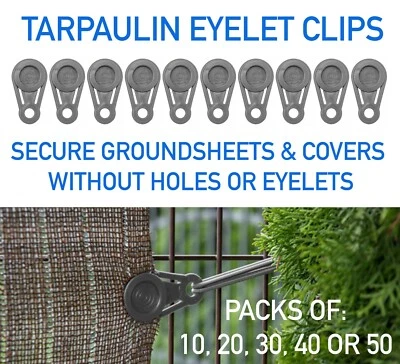 COST WISE tarpaulin/camping clamps,replacement eyelets tarp sheet grippers crocodile clips