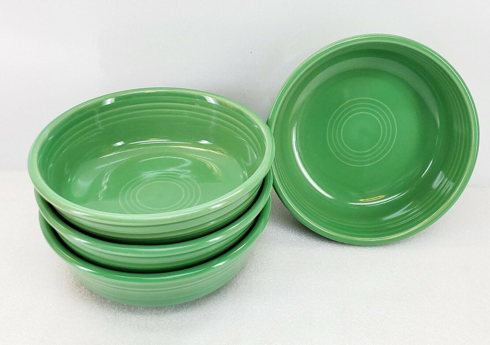set 4 -14 OZ DIP CEREAL FRUIT small BOWL meadow green FIESTA WARE new