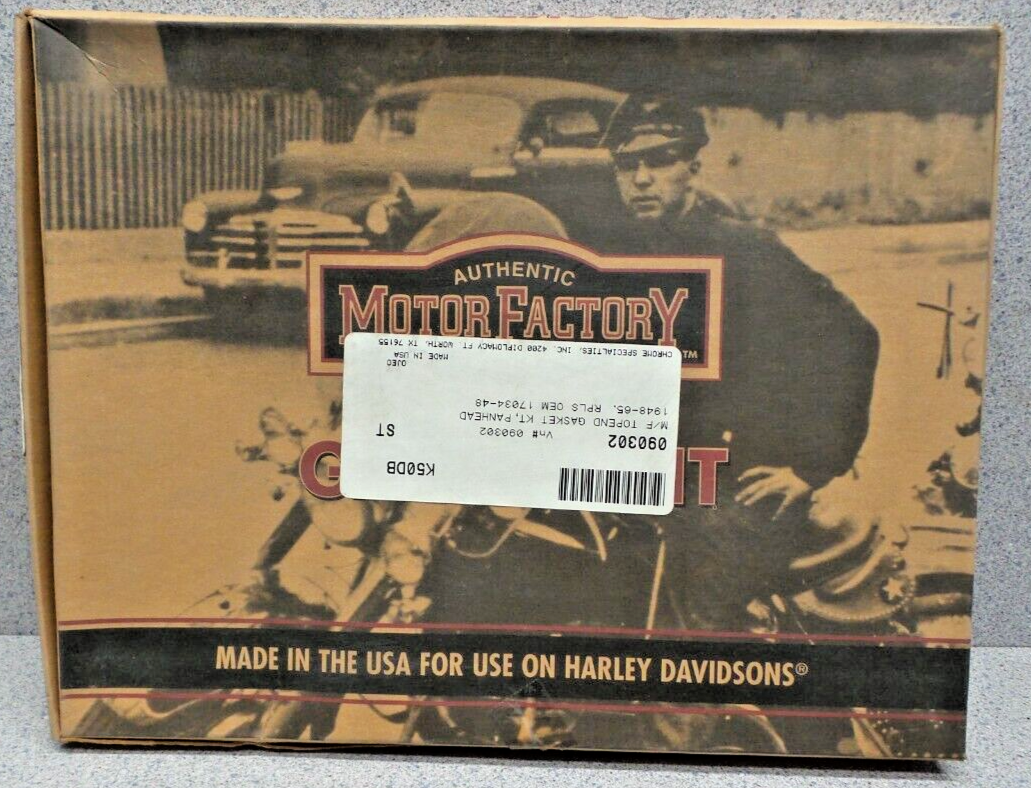 きい0202 MOTOR FACTORY GASKET TOP END KIT HARLEY DAVIDSON PANHEAD 48