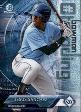 2018 BOWMAN CHROME TRENDING TAMPA BAY RAYS - JESUS SANCHEZ #-JS