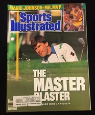 Sports Illustrated Nick Faldo The Master Blaster April 17 1989 Magic Johnson VTG
