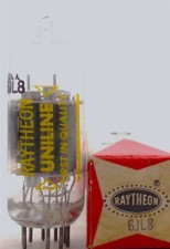 6JL8 TUBE RAYTHEON TESTED  BOXED VINTAGE COMMERCIAL SURPLUS